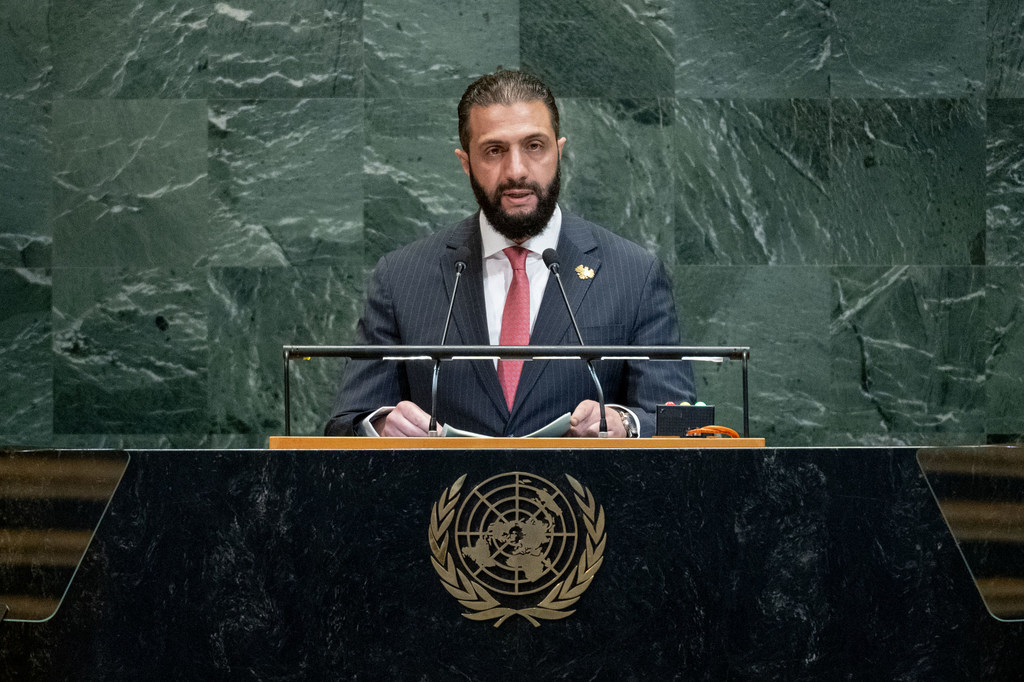 President Ahmad Al-Sharaa of the Syrian Arab Republic addresses the general debate of the General Assembly’s eightieth session.